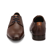 Men Premium Leather Elegant Lace Up Formal Shoes (Georgio-52-Brown)