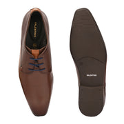 Men Premium Leather Elegant Lace Up Formal Shoes (Georgio-52-Brown)