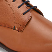 Men Premium Leather Elegant Lace Up Formal Shoes (Georgio-52-Tan)