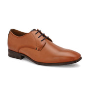 Men Premium Leather Elegant Lace Up Formal Shoes (Georgio-52-Tan)