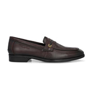 Men Premium Leather Cherry Loafers (Indigo-06-Cherry)