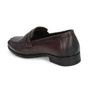 Men Premium Leather Cherry Loafers (Indigo-06-Cherry)