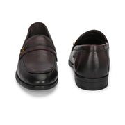 Men Premium Leather Cherry Loafers (Indigo-06-Cherry)