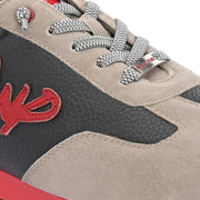 West Port Lifestyle Sneakers for Youth & Juniors – Designed for Young Trendsetters (Kawasaki-62-Red-Grey)