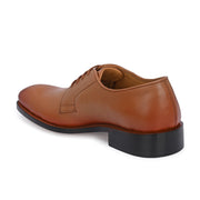 Men Premium Leather Formal Derby Shoes (M-ATC-TRUMP-51-COGNAC)