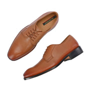 Men Premium Leather Formal Derby Shoes (M-ATC-TRUMP-51-COGNAC)