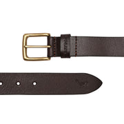 West Port Men’s Pampa Embroidered Genuine Leather Signature Gaucho Polo Belt (M-BT-LE-01-BLACK-YELLOW-BEIGE)