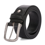 West Port Men’s Genuine Leather Belt (M-BT-LE-04-BLACK)