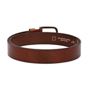 West Port Men’s Genuine Leather Belt (M-BT-LE-04-DARK-TAN)