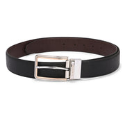 Valentino Men's Genuine Leather Reversible Belt – Black and Brown with Premium Buckle (M-BT-MM-124-BLACK-BROWN)