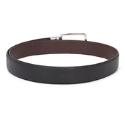 Valentino Men's Genuine Leather Reversible Belt – Black and Brown with Premium Buckle (M-BT-MM-124-BLACK-BROWN)