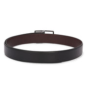 Valentino Men's Genuine Leather Reversible Belt – Black and Brown with Premium Buckle (M-BT-MM-127-BLACK-BROWN)