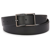 Valentino Men's Genuine Leather Reversible Belt – Black and Brown with Premium Buckle (M-BT-MM-127-BLACK-BROWN)