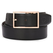Valentino Men's Genuine Leather Reversible Belt – Black and Brown with Premium Buckle (M-BT-MM-129-BLACK-BROWN)