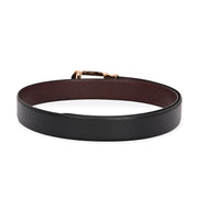 West Port Men’s Reversible Genuine Leather Auto-Lock Belt (M-BT-MM-139-BLACK-BROWN)