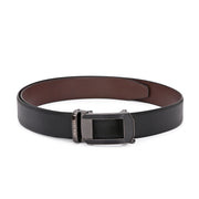 West Port Men’s Reversible Genuine Leather Auto-Lock Belt (M-BT-MM-140-BLACK-TAN)