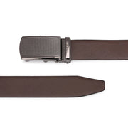 West Port Men’s Reversible Genuine Leather Auto-Lock Belt (M-BT-MM-143-BLACK-BROWN)