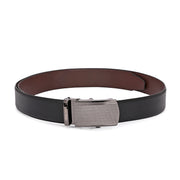 West Port Men’s Reversible Genuine Leather Auto-Lock Belt (M-BT-MM-143-BLACK-BROWN)
