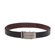 West Port Men’s Reversible Genuine Leather Auto-Lock Belt (M-BT-MM-144-BLACK-BROWN)