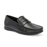 Men Premium Leather Penny Loafers (M-KP-05-BLACK)