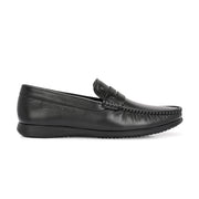Men Premium Leather Penny Loafers (M-KP-05-BLACK)