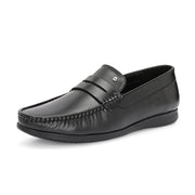 Men Premium Leather Penny Loafers (M-KP-05-BLACK)