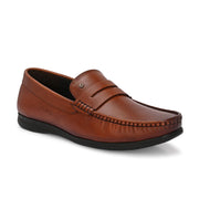 Men Premium Leather Penny Loafers (M-KP-05-COGNAC)