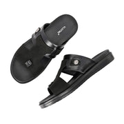 Men Non Leather Comfort Slipper (M-MT-04-BLACK)