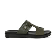 Men Non Leather Comfort Slipper (M-MT-04-OLIVE)