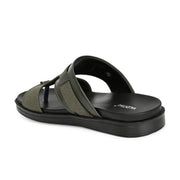 Men Non Leather Comfort Slipper (M-MT-04-OLIVE)