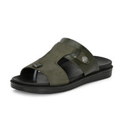 Men Non Leather Comfort Slipper (M-MT-04-OLIVE)