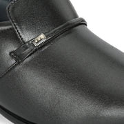 Men Premium Leather Cuban Heel Formal Shoes (M-MT-06-BLACK)