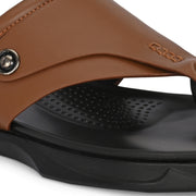 Men Non Leather Comfort Slipper (M-MT-10-TAN)