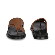 Men Non Leather Comfort Slipper (M-MT-10-TAN)
