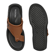 Men Non Leather Comfort Slipper (M-MT-10-TAN)