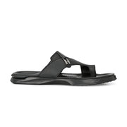 Men Non Leather Comfort Slipper (M-MT-11-BLACK)