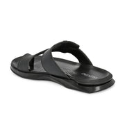 Men Non Leather Comfort Slipper (M-MT-11-BLACK)