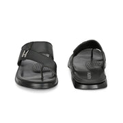 Men Non Leather Comfort Slipper (M-MT-11-BLACK)