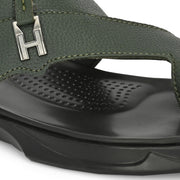 Men Non Leather Comfort Slipper (M-MT-11-OLIVE)