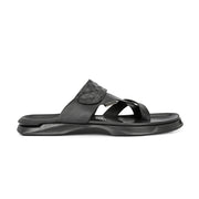 Men Non Leather Comfort Slipper (M-MT-12-BLACK)
