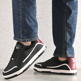 West Port Black Edge Sneakers – Gen Z Street Vibes (M-SF-55-BLACK)