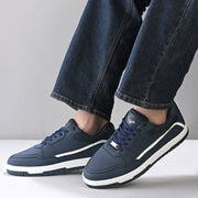 West Port Navy Blue Edge Sneakers – Gen Z Street Vibes (M-SF-55-NAVY)