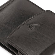 West Port Men's Genuine Leather Wallet (M-WT-ISC-23-BLACK)
