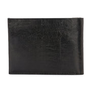 West Port Men's Genuine Leather Wallet (M-WT-ISC-24-BLACK)