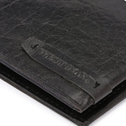 West Port Men's Genuine Leather Wallet (M-WT-ISC-24-BLACK)