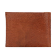 West Port Men's Genuine Leather Wallet (M-WT-ISC-24-COGNAC)