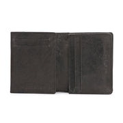 West Port Men's Genuine Leather Wallet – Classic Design with Ample Storage (M-WT-ISC-25-BLACK)