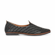 West Port Men Non Leather Ethnic Jutti (M-WW-05-BLACK)