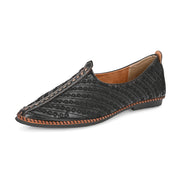 West Port Men Non Leather Ethnic Jutti (M-WW-05-BLACK)