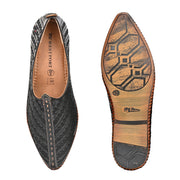 West Port Men Non Leather Ethnic Jutti (M-WW-05-BLACK)